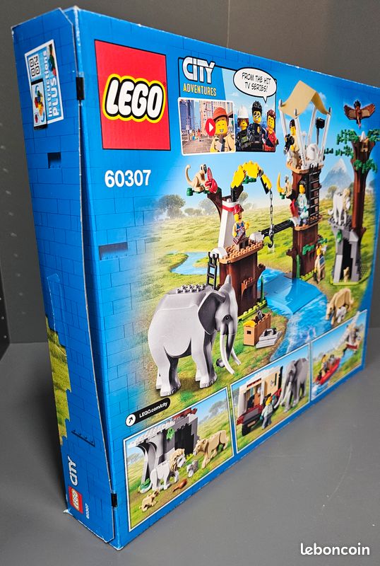 LEGO City 60307 Le camp de sauvetage des animaux sauvages Jeux