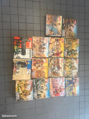 Lot Vintage Airfix Atlantic Années 70 - Plus De 300 Figurines Jouets Anciens