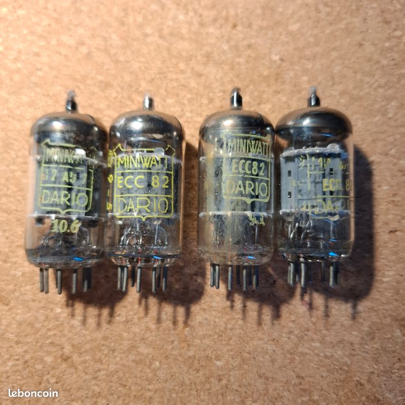 4 lampes dario miniwatt ecc82 (image 1)