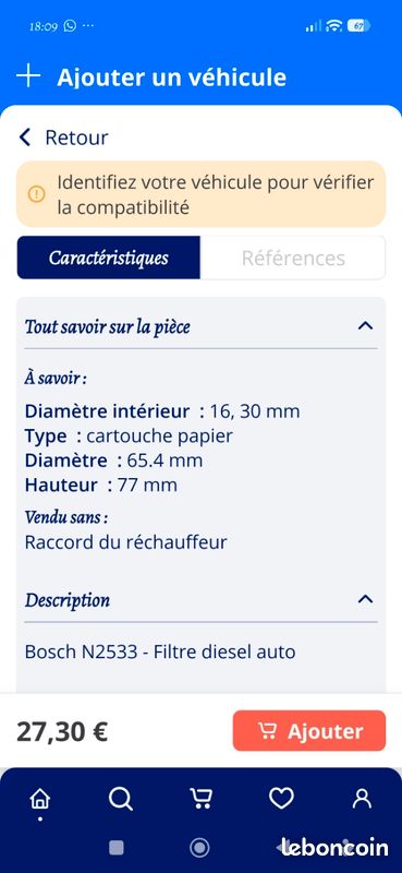 Bosch F026402533 – Filtre à Carburant Diesel Haute Performance – Protection Optimale Du Système D'Injection