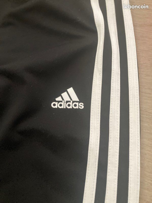 Legging noir adidas 11-12ans (image 2)