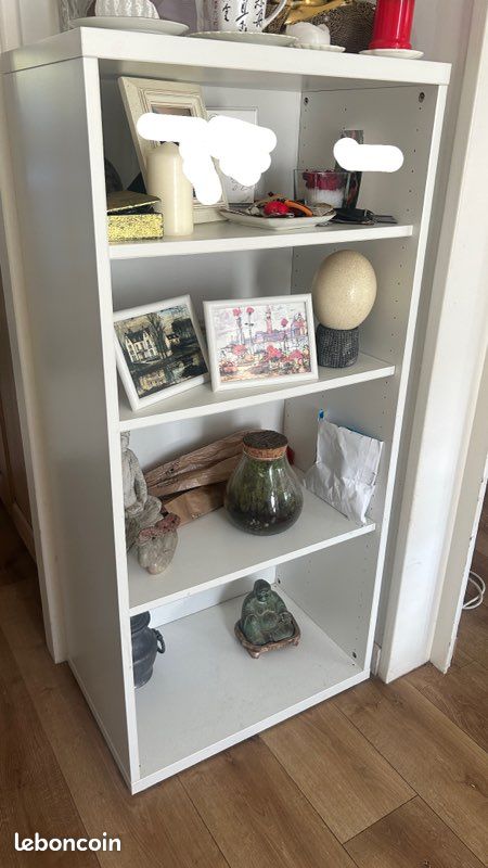 Étagère blanche 128x60 (image 2)