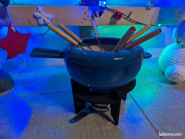 Service à fondue à la bougie 4 personnes