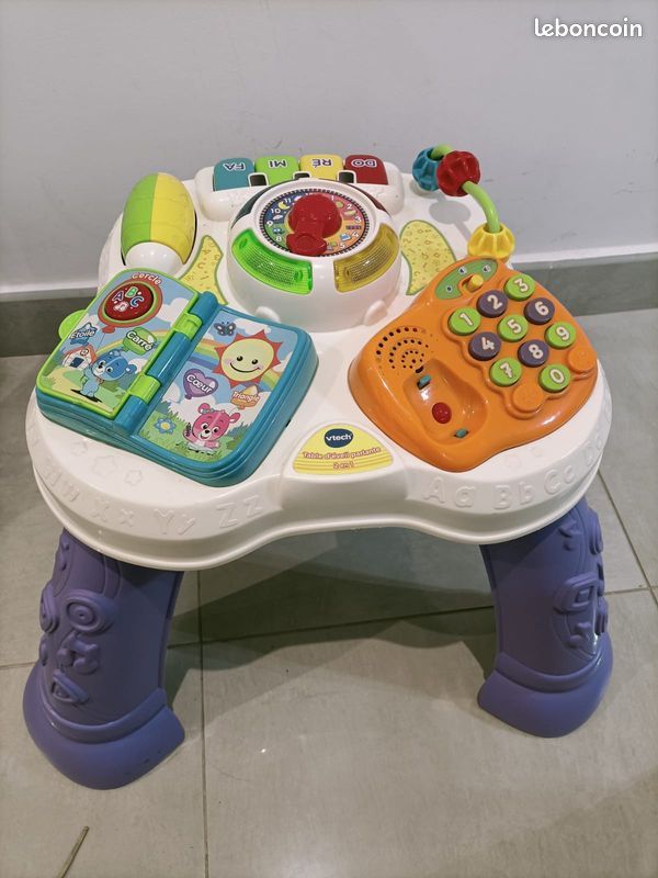 Vtech Play & Learn Table d'activité - Violet (image 1)