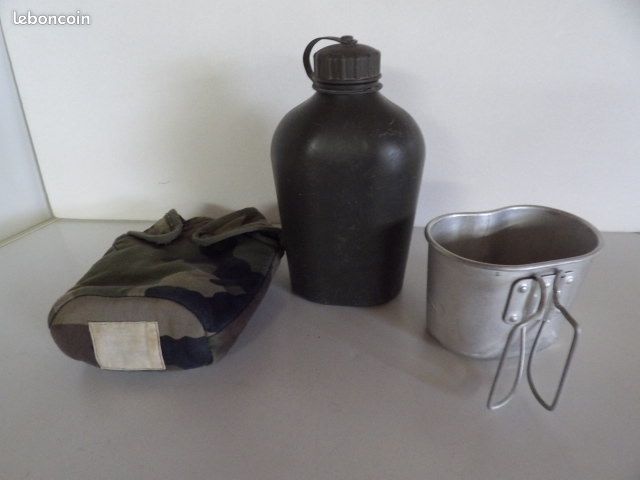 Gourde armée CAM et gamelle armée (image 2)