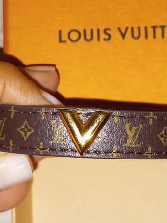 Bijoux Bracelet Louis Vuitton Confidential Marron d'occasion