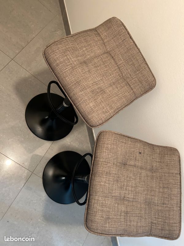 2 chaises tabourets (image 3)