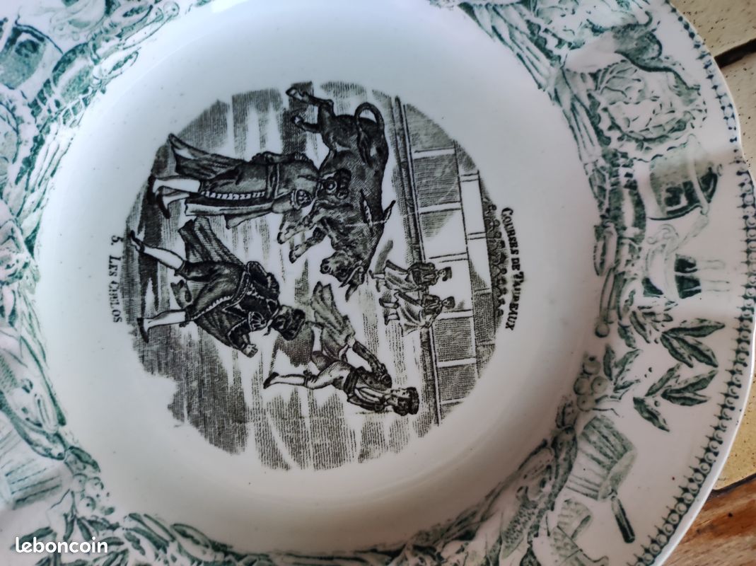 Assiette décorative taureau 21 cm (image 3)