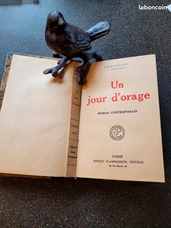 Léon Daudet - Le Cœur Brûlé, édition Ernest Flammarion 1929, Reliure, Bon état