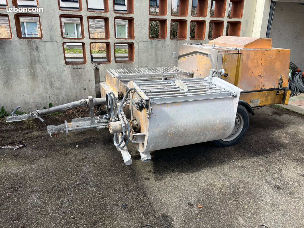 Machine à projeter - BTP - Chantier gros-oeuvre