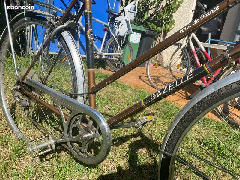 Vélo Hollandais Gazelle – Homme, 27 Pouces, 21 Vitesses, Noir, Comme Neuf