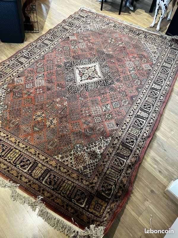 Grand Tapis Turc Rouge ATLAS HALILARI - Laine 100% - 3m10 X 2m05 - Occasion