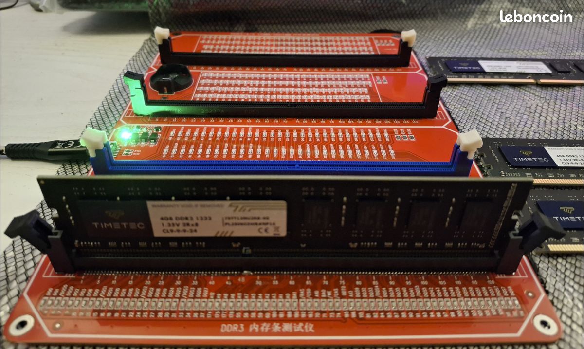 Timetec, 4 barrettes (UDIMM) RAM DDR3 - 16 Go (4x 4 Go), DDR3-1333, CL9-9-9-24, 1.35, Non-ECC (image 9)