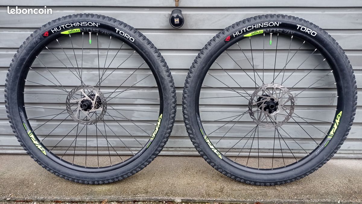 Jeu de roues de VTT 27,5 (roue avant et arrière) Mountain Bike Wheelset avec frein à disque, pour cassettes 7 à 12 vitesses, charge maximale de 200 kg