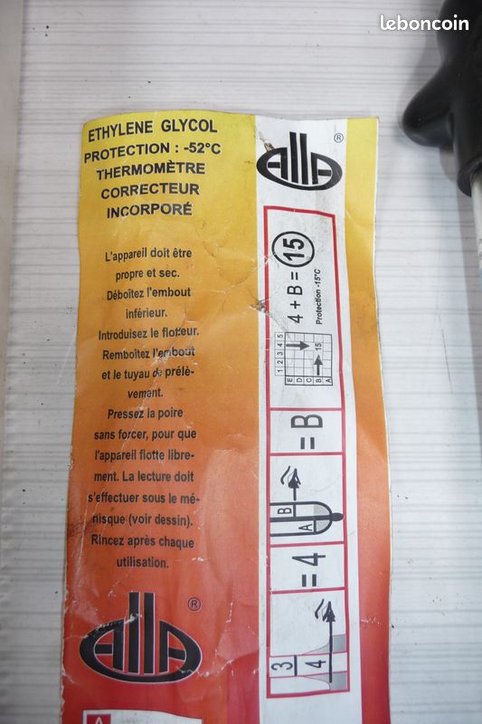 Pèse acide/Antigel professionnel (image 3)