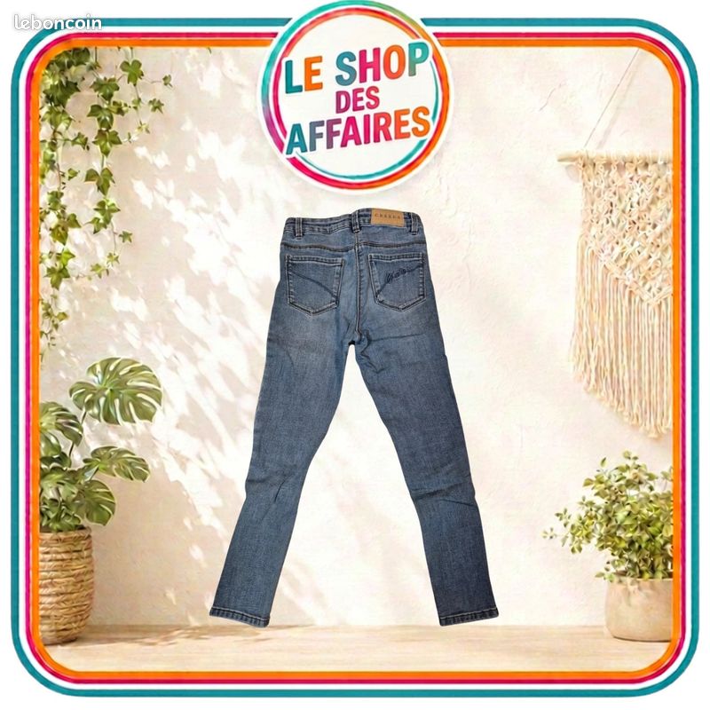 Jean Creeks enfant – Bleu délavé – Coupe slim – 10 ans (image 3)