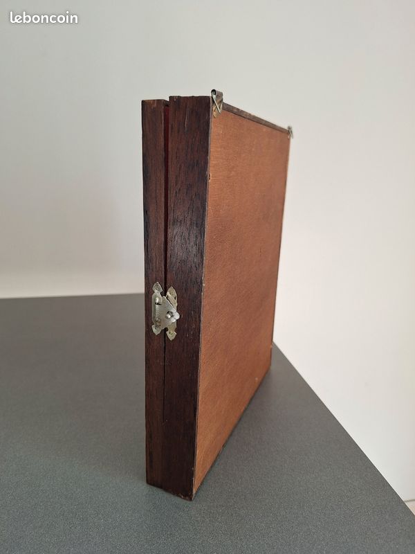 Boîte à clés murale vintage miroir sérigraphié années 70/80 (image 5)