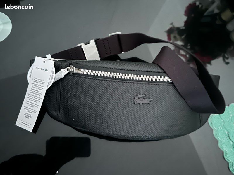 Sacoche Banane Lacoste Cuir Banane Lacoste Sac A Main Lacoste - Main Image