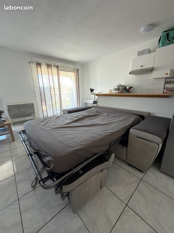 Canape convertible - gris anthracite/gris clair (image 9)