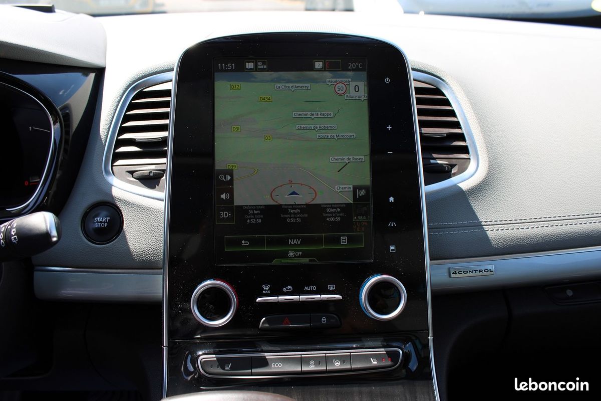 Renault ESPACE 5 INITIALE PARIS DCI 160 CV "4 CONTROL" RE GPS 3D CAMÉRA TOIT PANO BOSE BOITE AUTO (image 14)