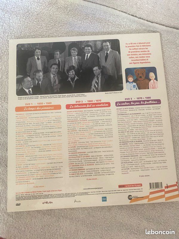 Nos années télé : les grands moments du petit écran Années 1950-1980 3 DVD (image 2)