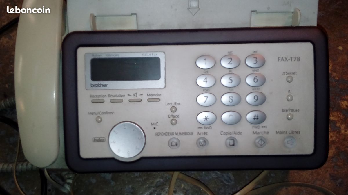 Cartouche .....Téléphone Fax Brother T 78 (image 1)
