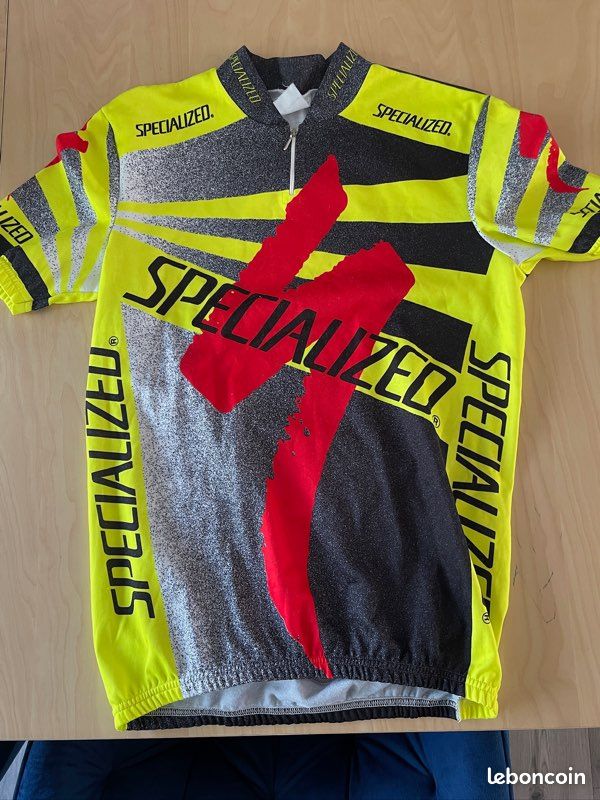 Maillot Cycliste Specialized Avilan Noir – Homme Taille S, Neuf Avec étiquette