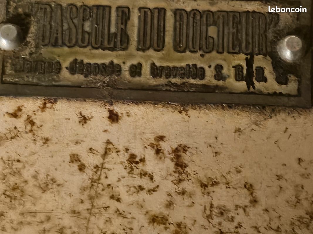 Ancienne balance Bascule du docteur (image 7)