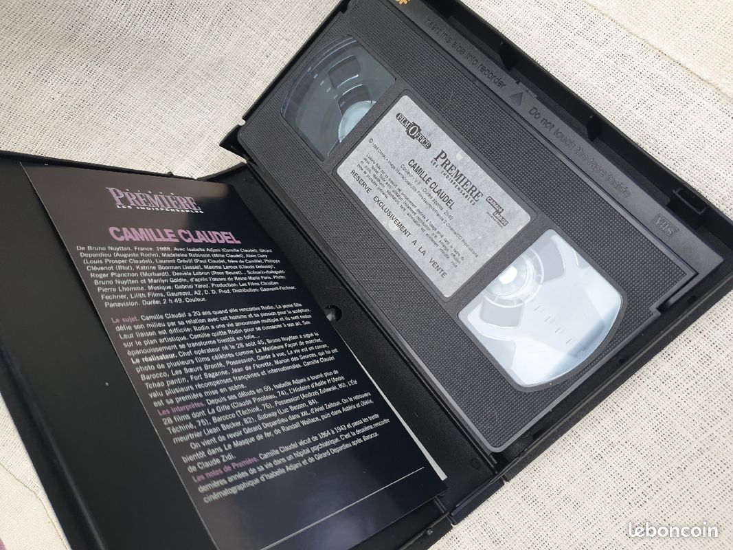 Vhs k7 vidéo film français camille claudel de Bruno nuytten - DVD - Films