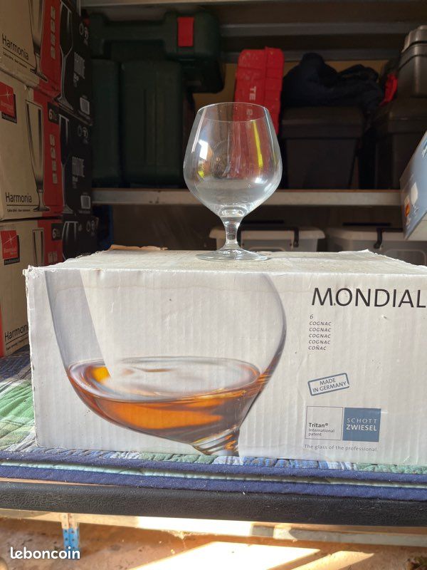 Lot de 6 verres à Cognac (image 1)