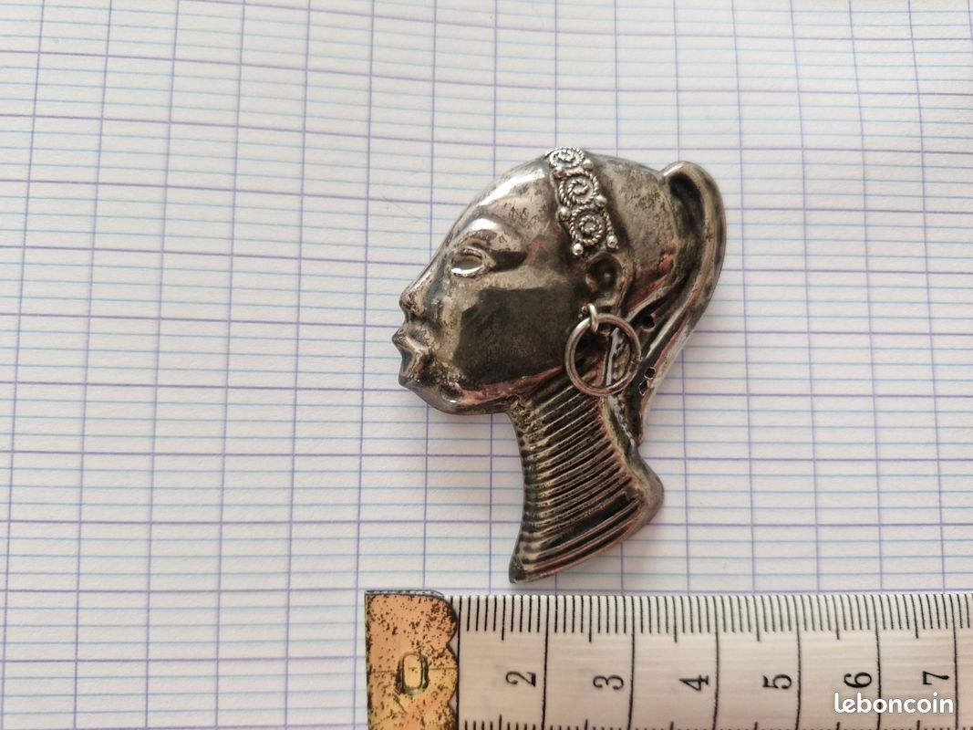Broche artisanale en argent sterling vintage Espo Flex des années 1950