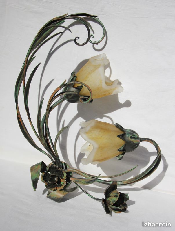 Lampadaire Métal Chromé début XXeme Siècle style Louis XVI