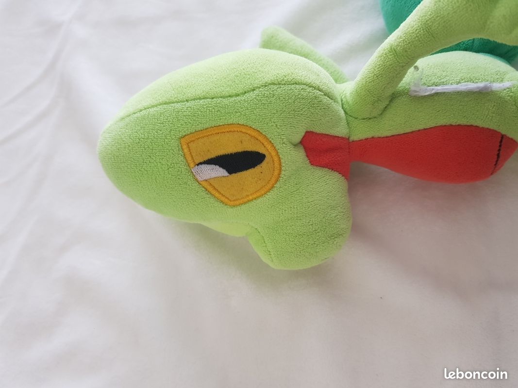 Lot De 3 Peluches Pokémon Center 2011 Canvas : Poussifeu, Gobou, Arcko, Occasion