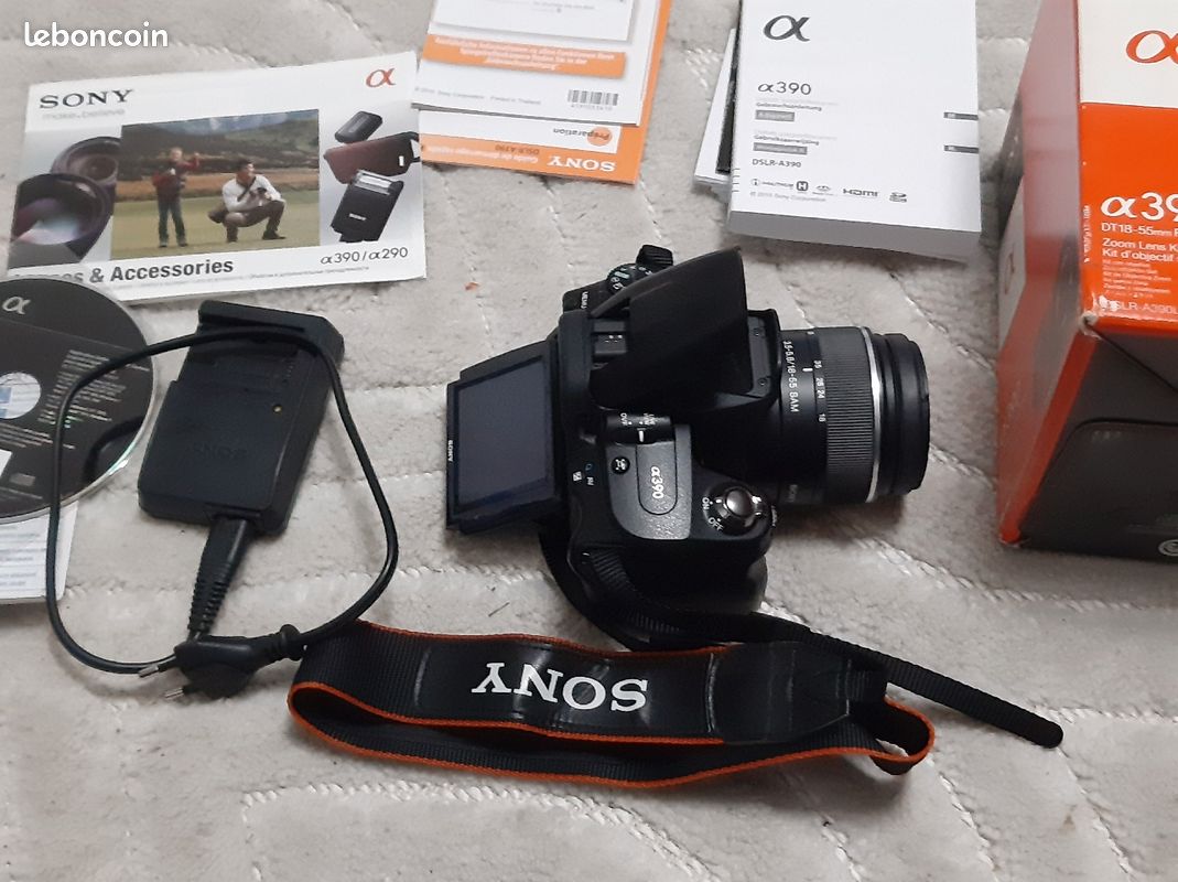 Appareil photo Sony a390 Photo, audio vidéo