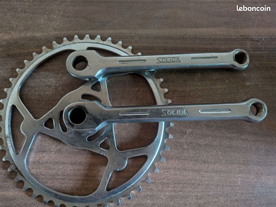 ecrou fixation manivelle pédalier vélo vintage ville course ancien retro