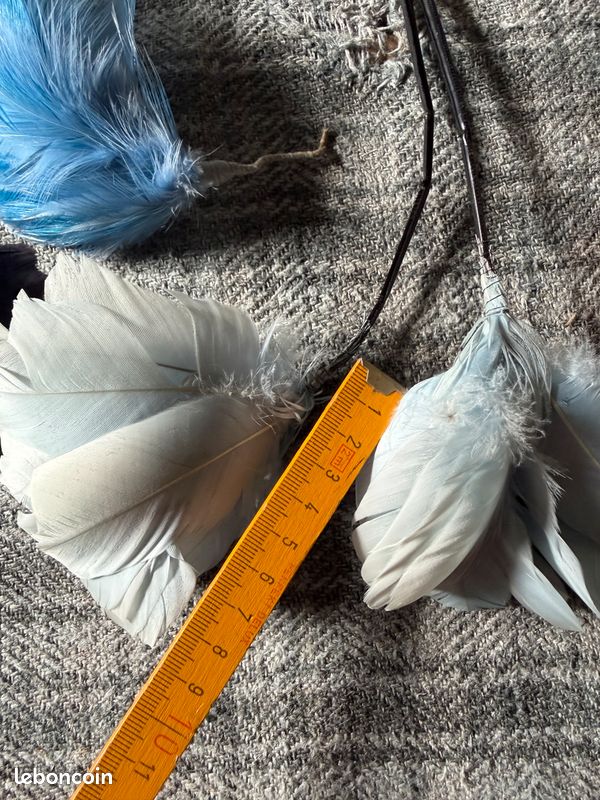Petit Chapeau Ancien Avec Plumes Pour Poupée (type Jumeau ?) - Accessoire Collection