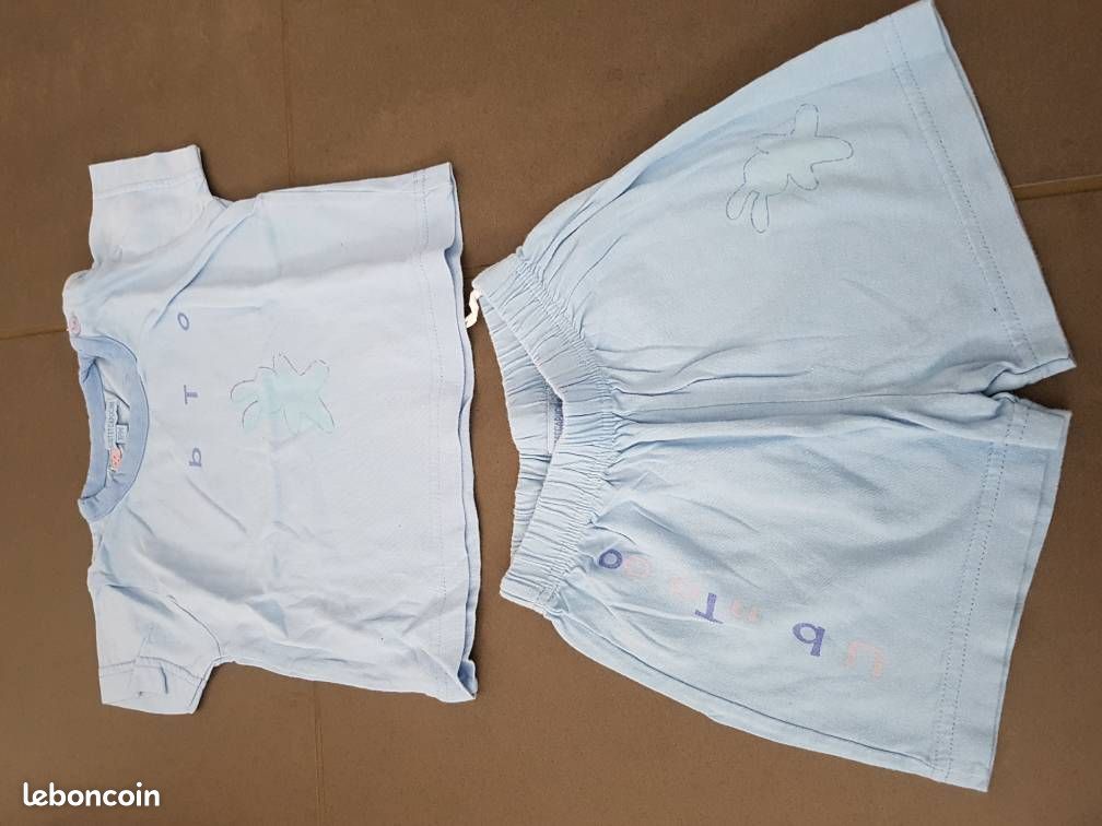 Pyjama short 12 mois (image 1)