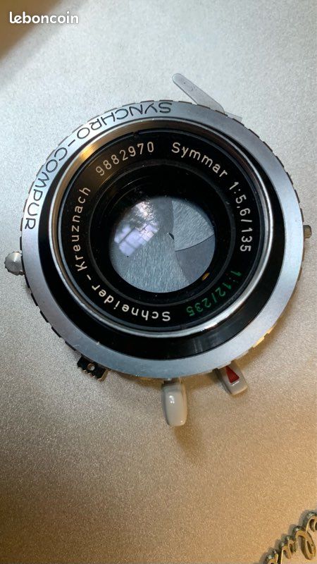 Obiettivo Schneider Symmar 360mm f5,6 (620mm. f12) copre fino a