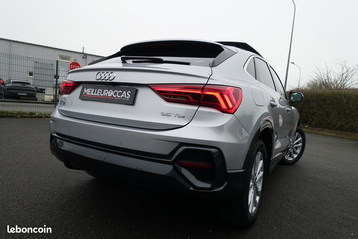 Q3 Sportback 35 Tdi 150cv S-Tronic Virtual cockpit/Cuir chauffant/Toit ouvrant/Grd Gps Europe/Accès confort/Caméra 360°/Carplay/Régulateur/Hayon électrique/1°Main/Garantie 12 mois (image 15)
