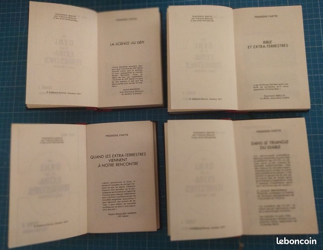 OVNI et les Extra-Terrestres dans l'Histoire – Yves Naud – Éditions François Beauval / Famot – 1977 – 4 volumes (image 6)