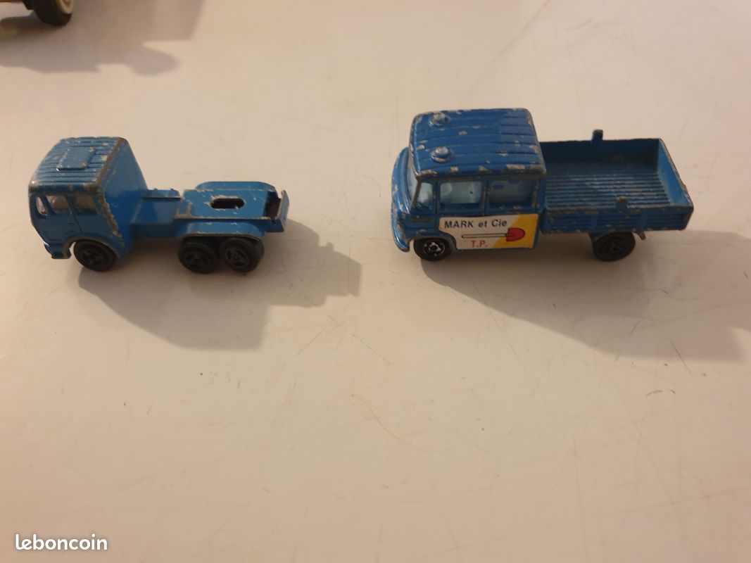 MAJORETTE LOT 4 de Voitures Truck Camion Chasse-Neige Chargeur Tracto