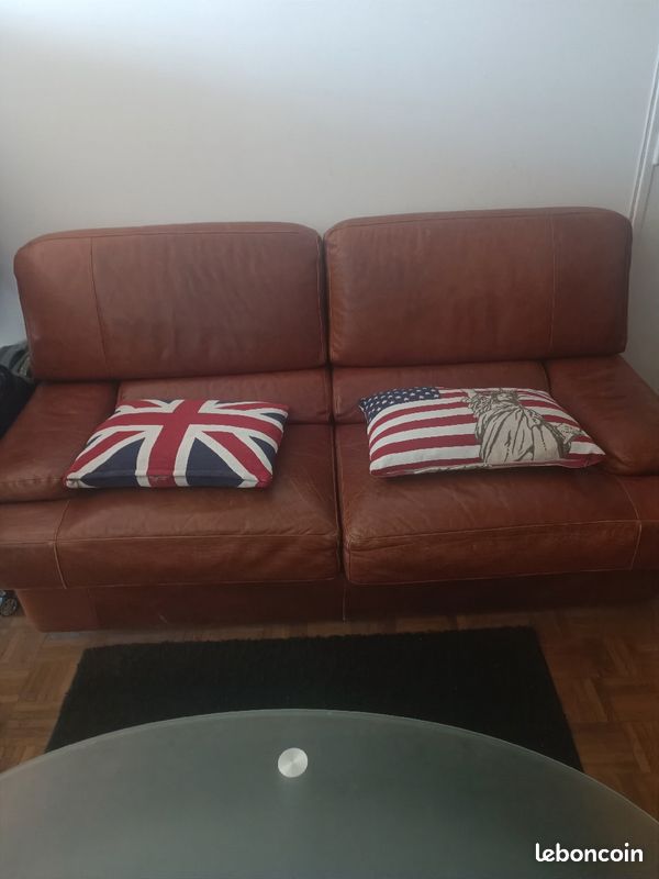 3 canapés en cuir (image 4)