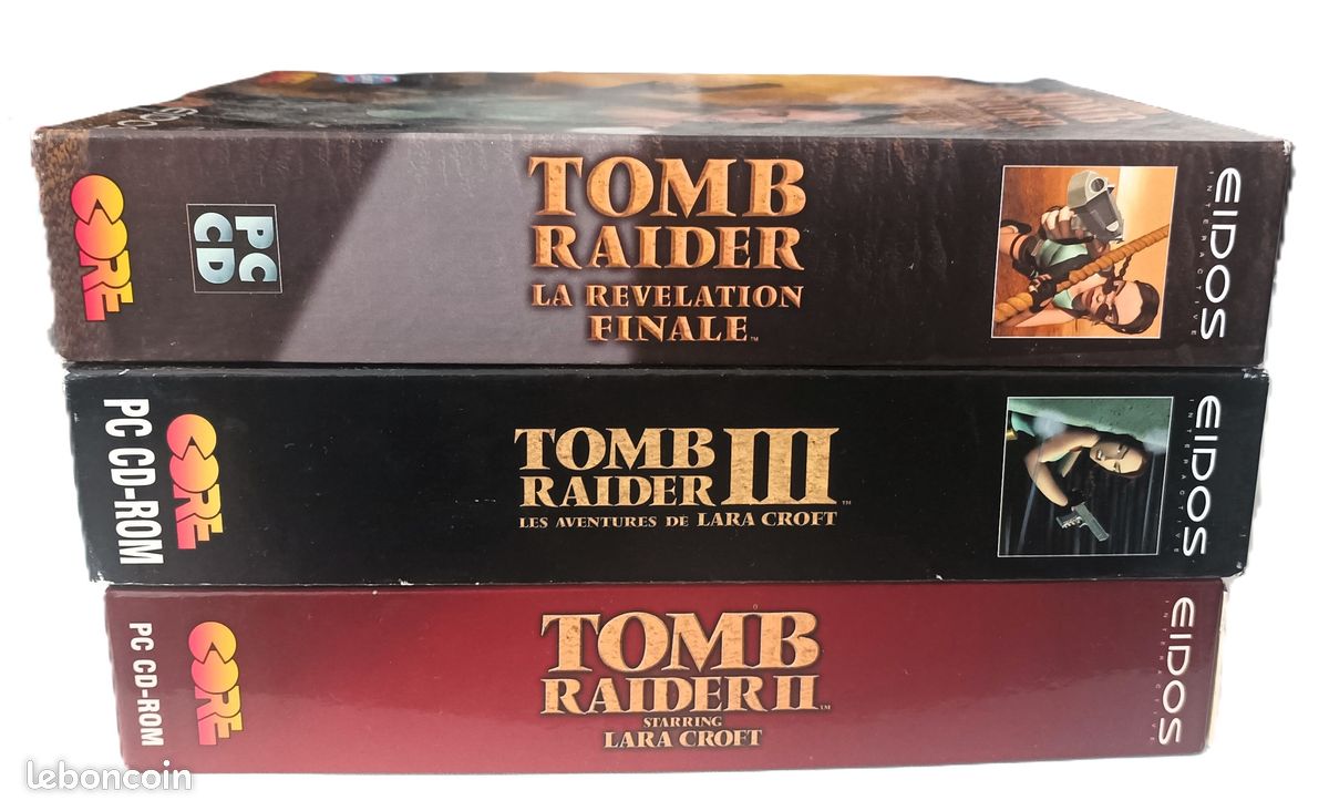 Jeu PC Tomb Raider II - Big Box Vintage - Très Bon État Complet