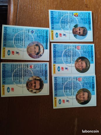 Carte Panini Laurent Fournier PSG 1994 - N°70 - Ligue 1 - état Quasi Neuf