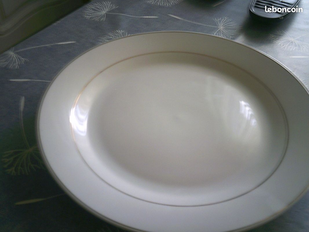 6 grande assiettes blanches plates (image 2)