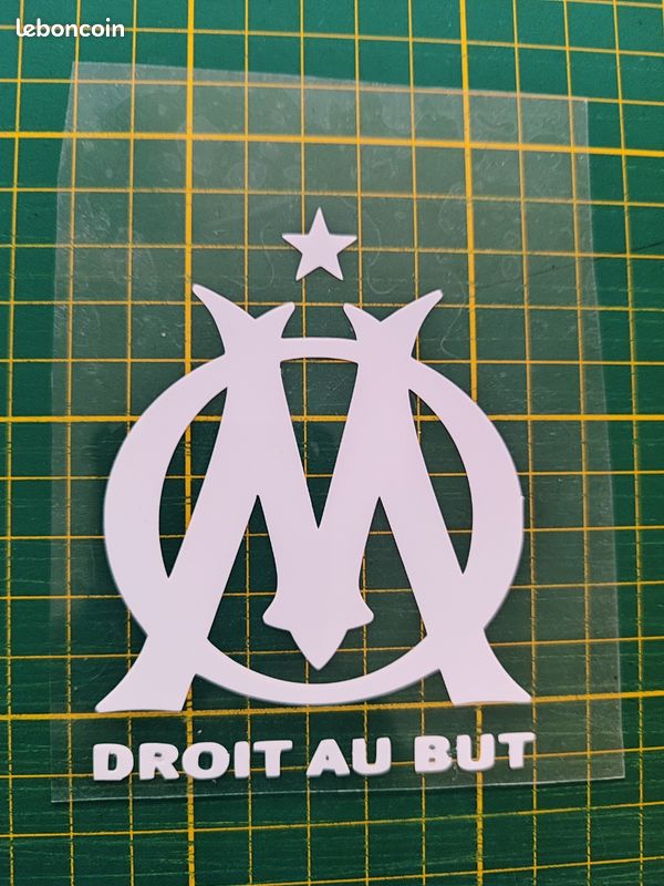 Logo Flocage Vetement Patch Flocage OM Marseille Étoile Couleur Au