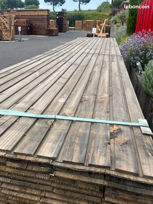 Bardage déclassé douglas MELODIK rainure centré gris VIVRE EN BOIS (image 2)