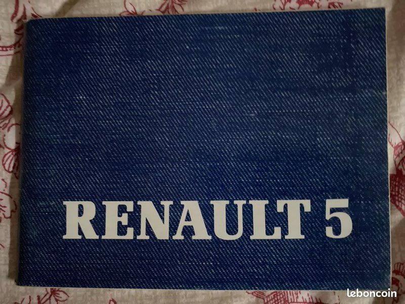 Manuel d’utilisation Renault 5 d’origine (image 1)