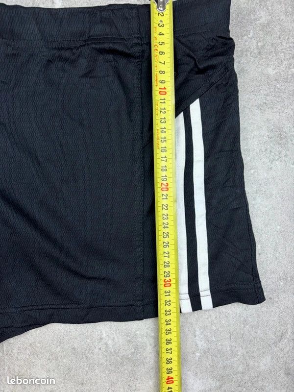 Short de sport Champion Running Football noir blanc Xl Femme polyester #U1795 (image 6)