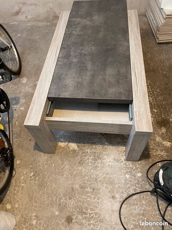 Canape angle,table de tele et table de salon (image 5)